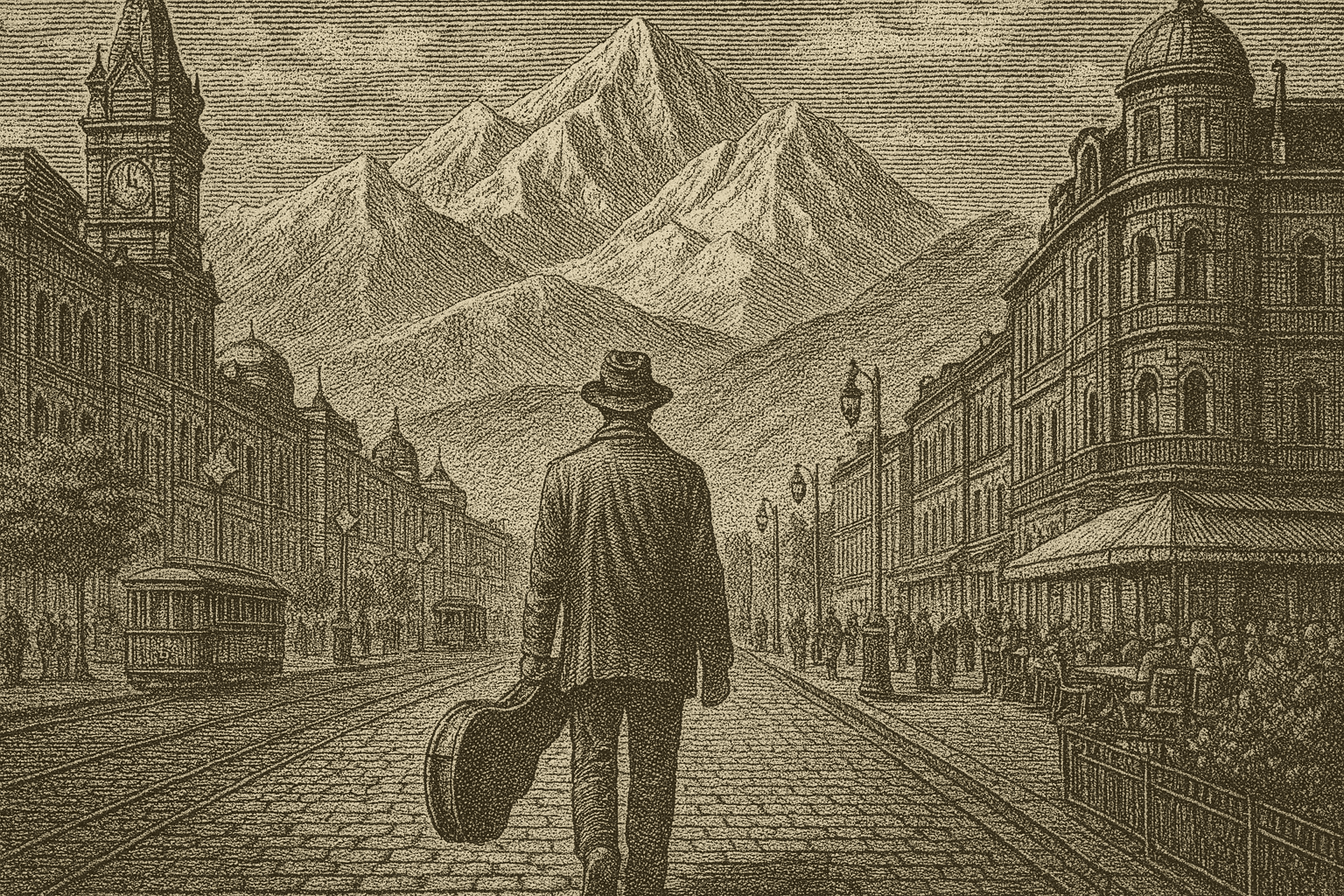 Владикавказ гравюра